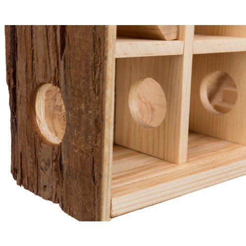 Spielturm mit Sichtscheibe für Hamster und Mäuse – 30 × 30 × 10 cm