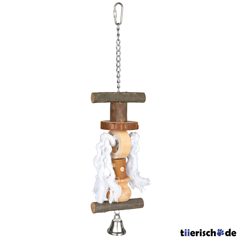 Spielzeug für Vögel aus Holz