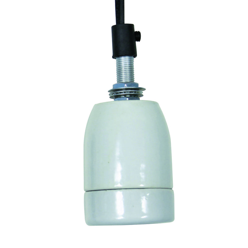 Terrarium Fassung Pro Socket aus Porzellan – bis 250 W, 1,80 m