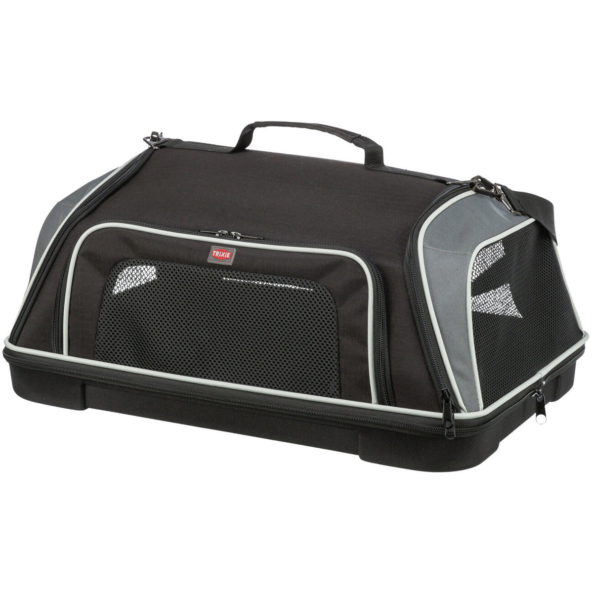 Airline Tasche Boarding – 55 × 23 × 40 cm, bis zu 7 kg, schwarz/grau