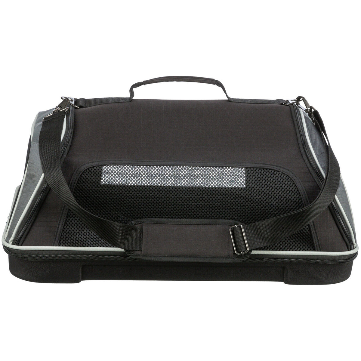 Airline Tasche Boarding – 55 × 23 × 40 cm, bis zu 7 kg, schwarz/grau
