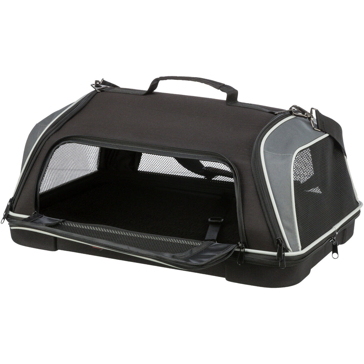 Airline Tasche Boarding – 55 × 23 × 40 cm, bis zu 7 kg, schwarz/grau
