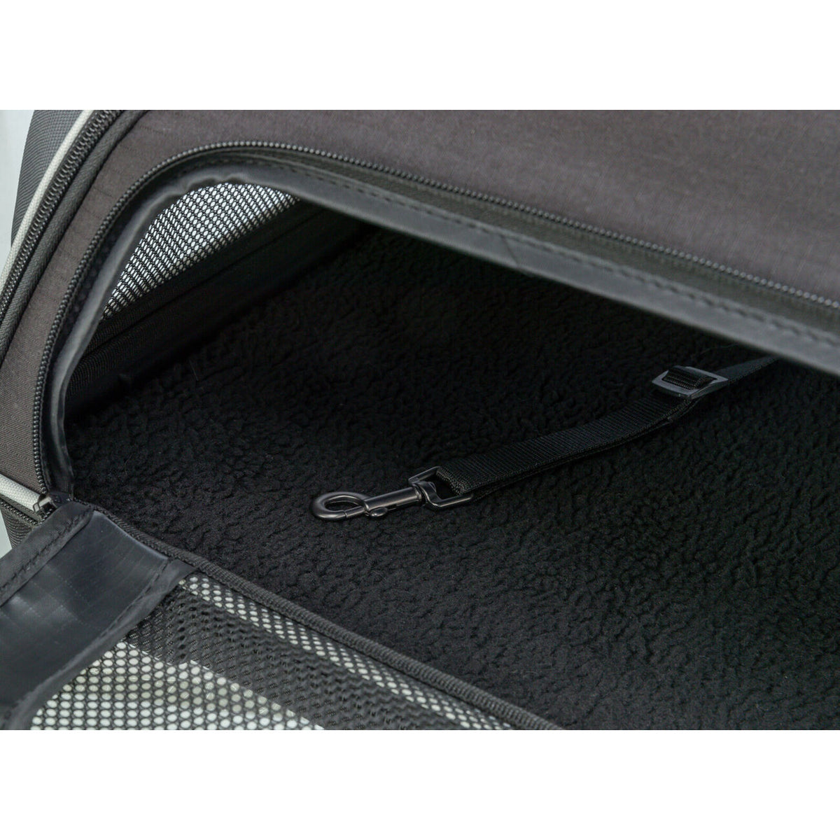 Airline Tasche Boarding – 55 × 23 × 40 cm, bis zu 7 kg, schwarz/grau