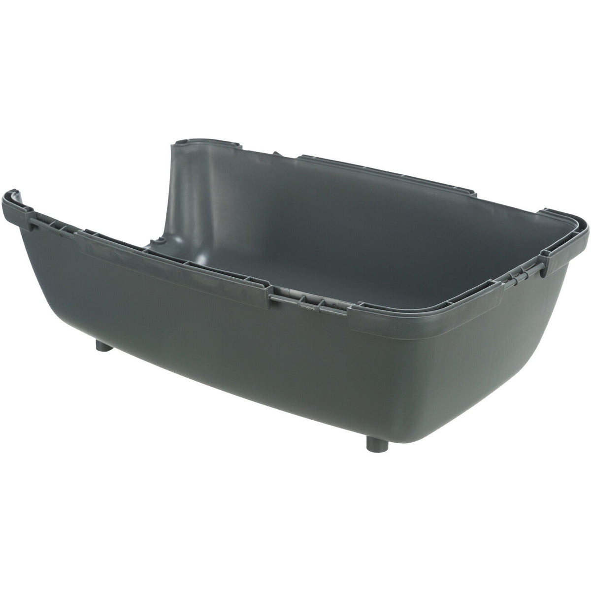 Be Eco Transportbox Capri – XS: 32 × 31 × 48 cm, anthrazit/grau-grün