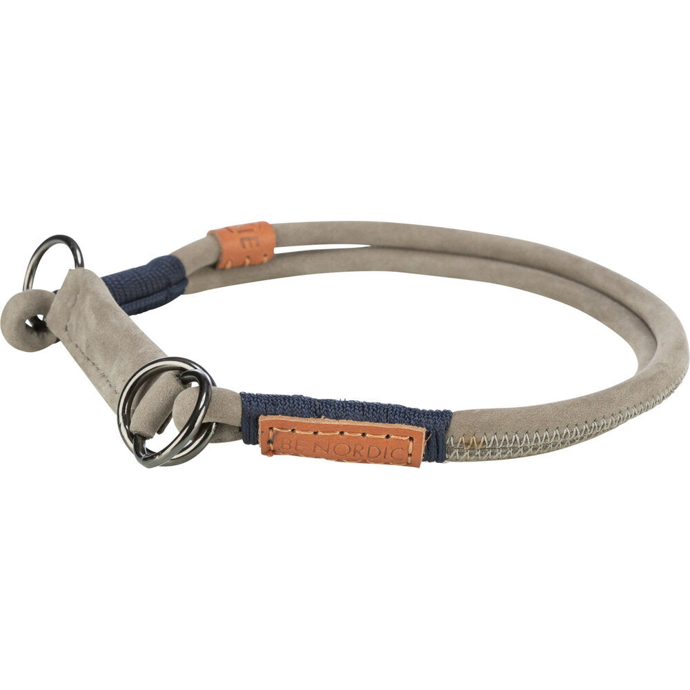 BE NORDIC Zug-Stopp Hundehalsband Leder