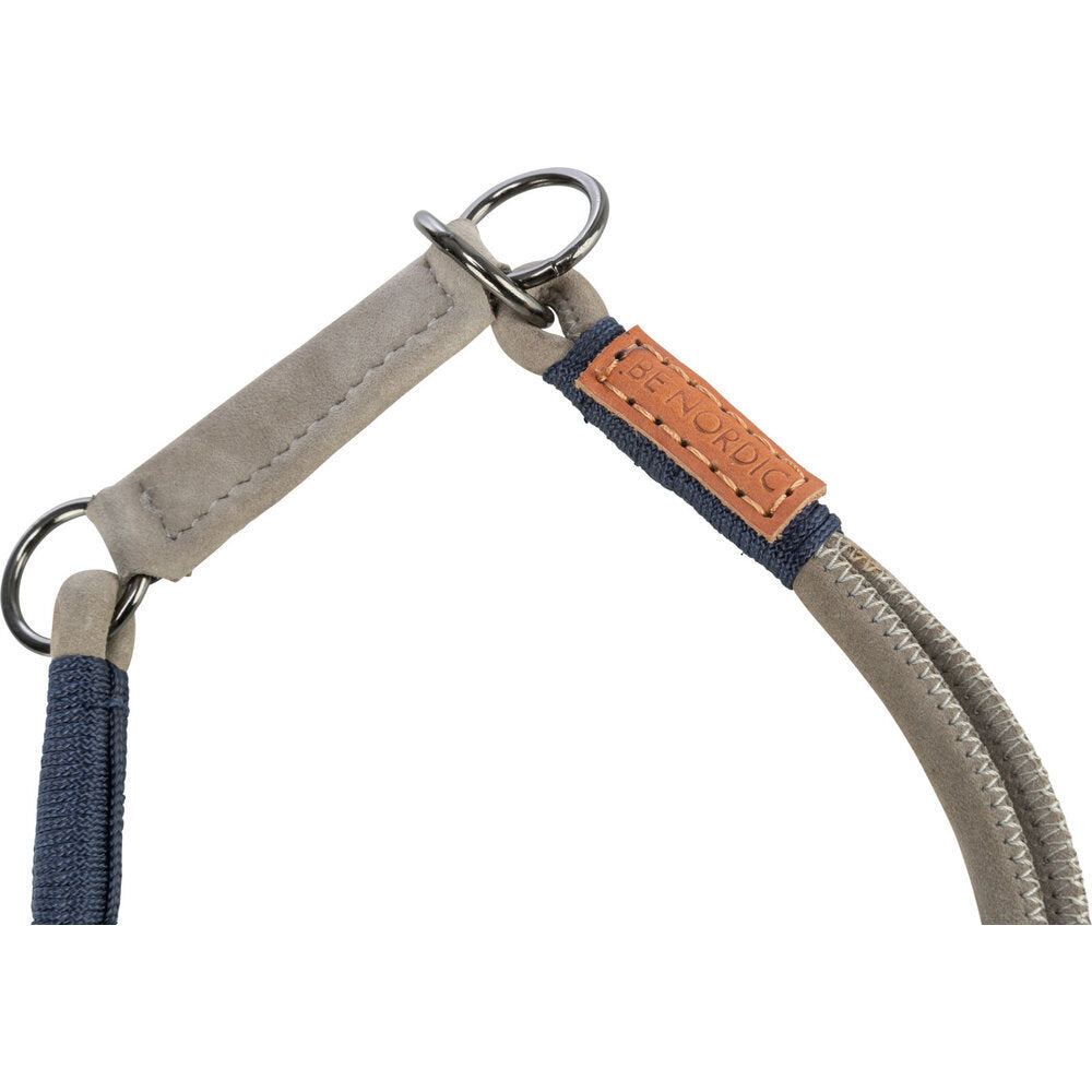 BE NORDIC Zug-Stopp Hundehalsband Leder