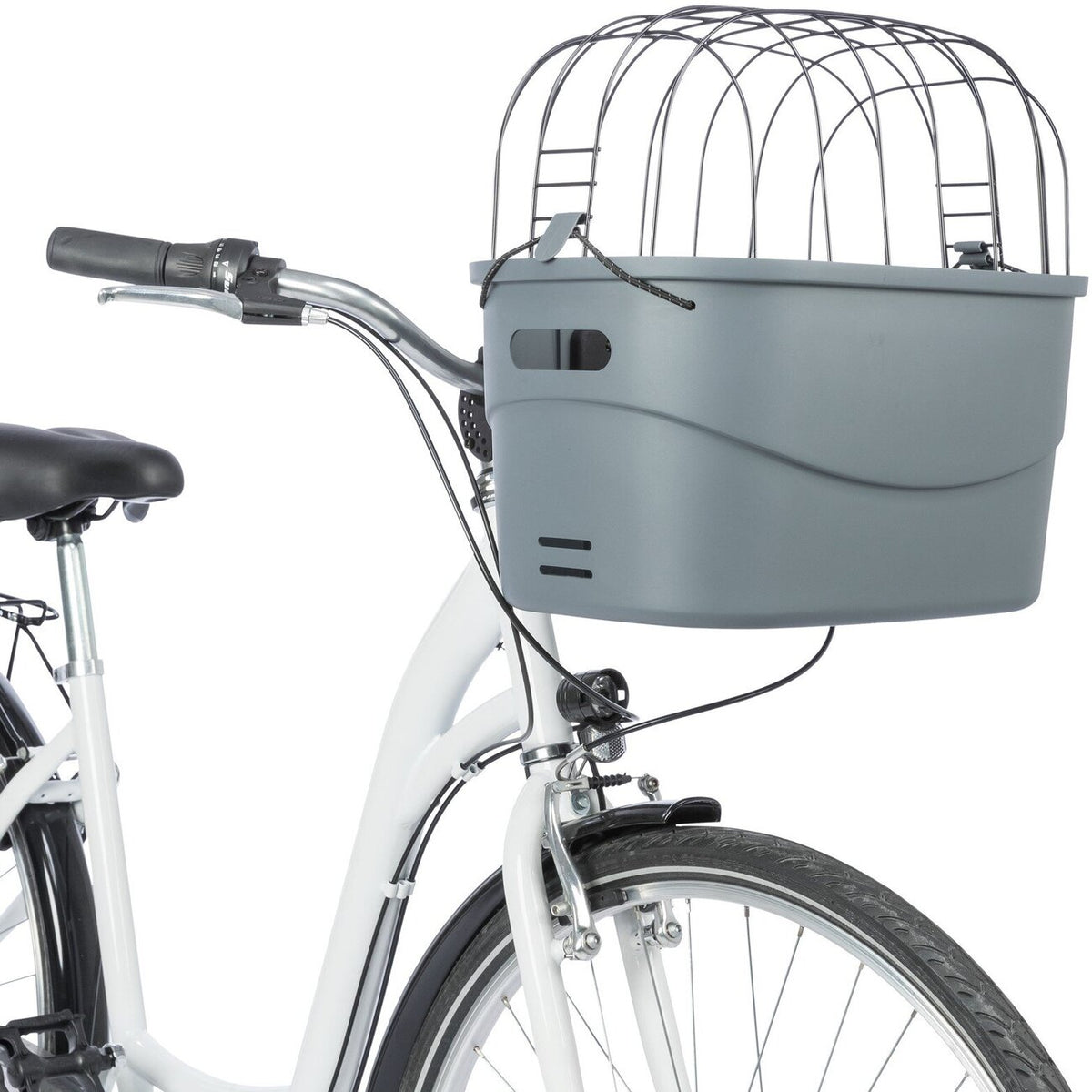 Hunde Front Fahrradkorb mit Gitter