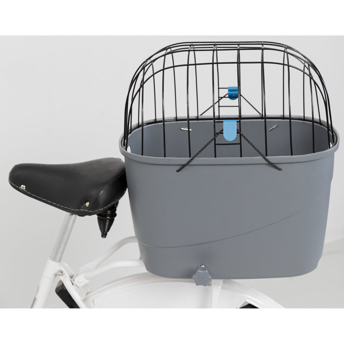 Hundefahrradkorb für Gepäckträger aus Kunststoff