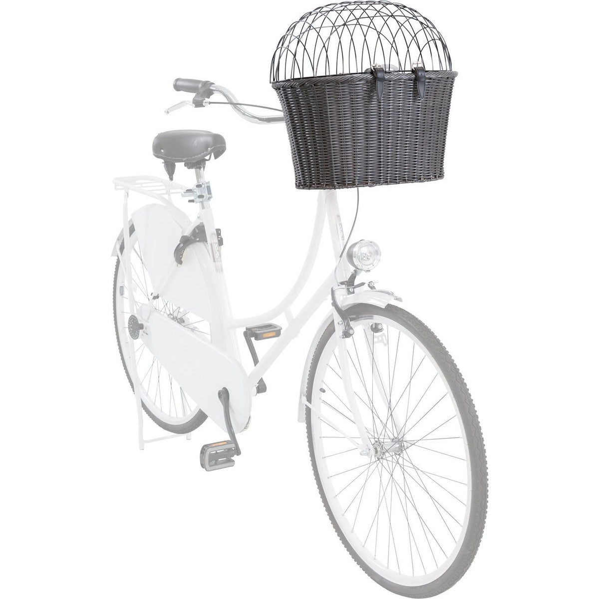 Front Fahrradkorb für Hunde und Katzen mit Gitter