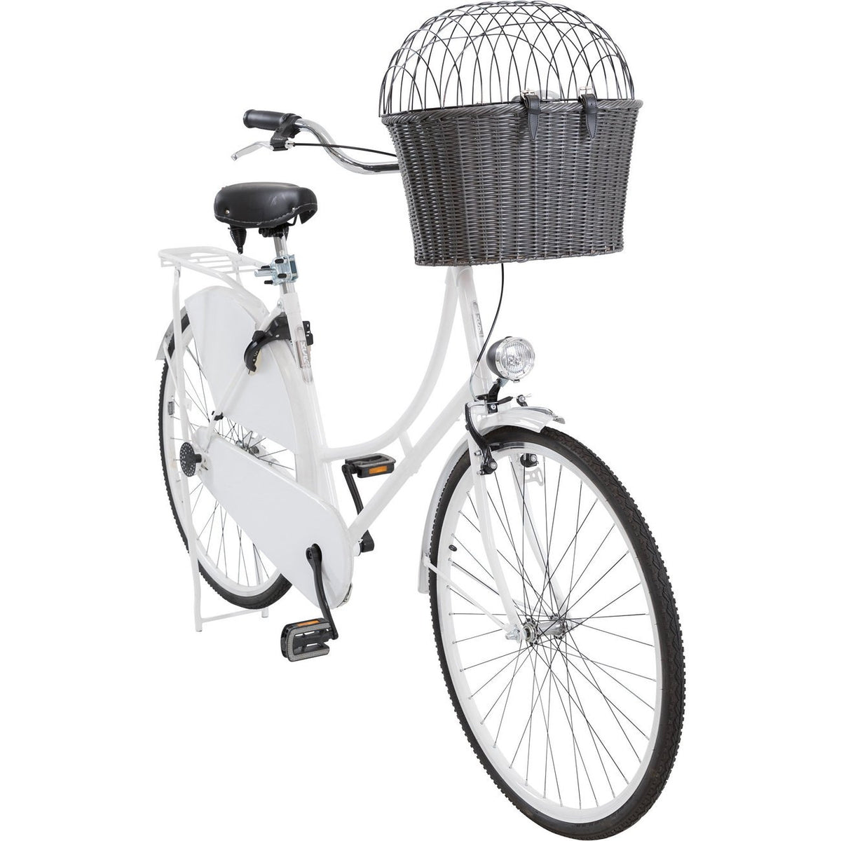 Front Fahrradkorb für Hunde und Katzen mit Gitter