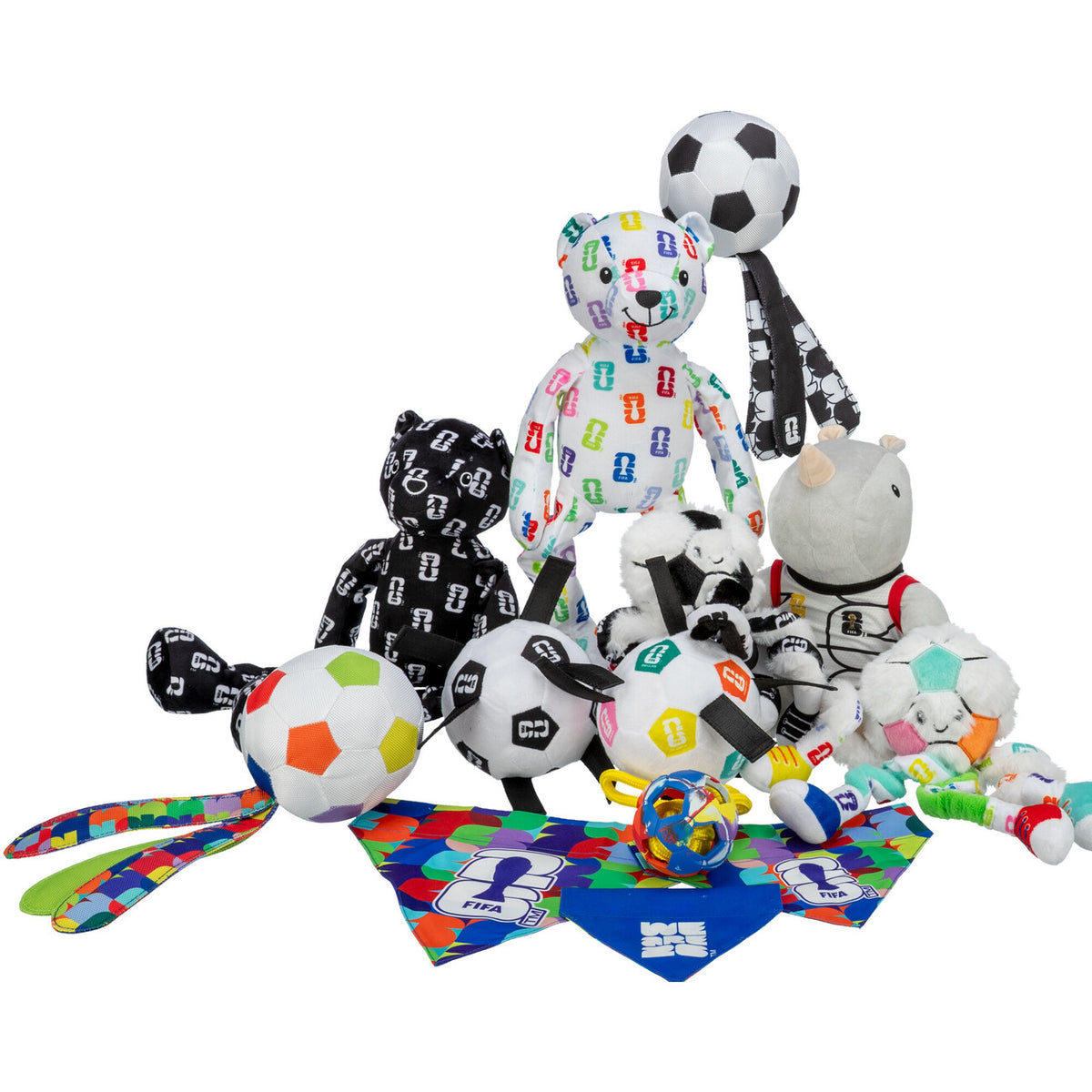 FIFA WM 2026 Wende Bandana für Hunde - Dein lizensiertes Fan-Accessoire