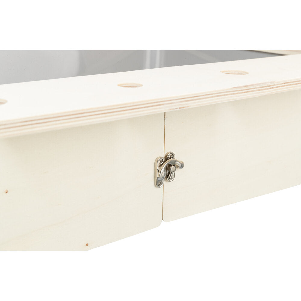 Futterstation für Nager aus Holz