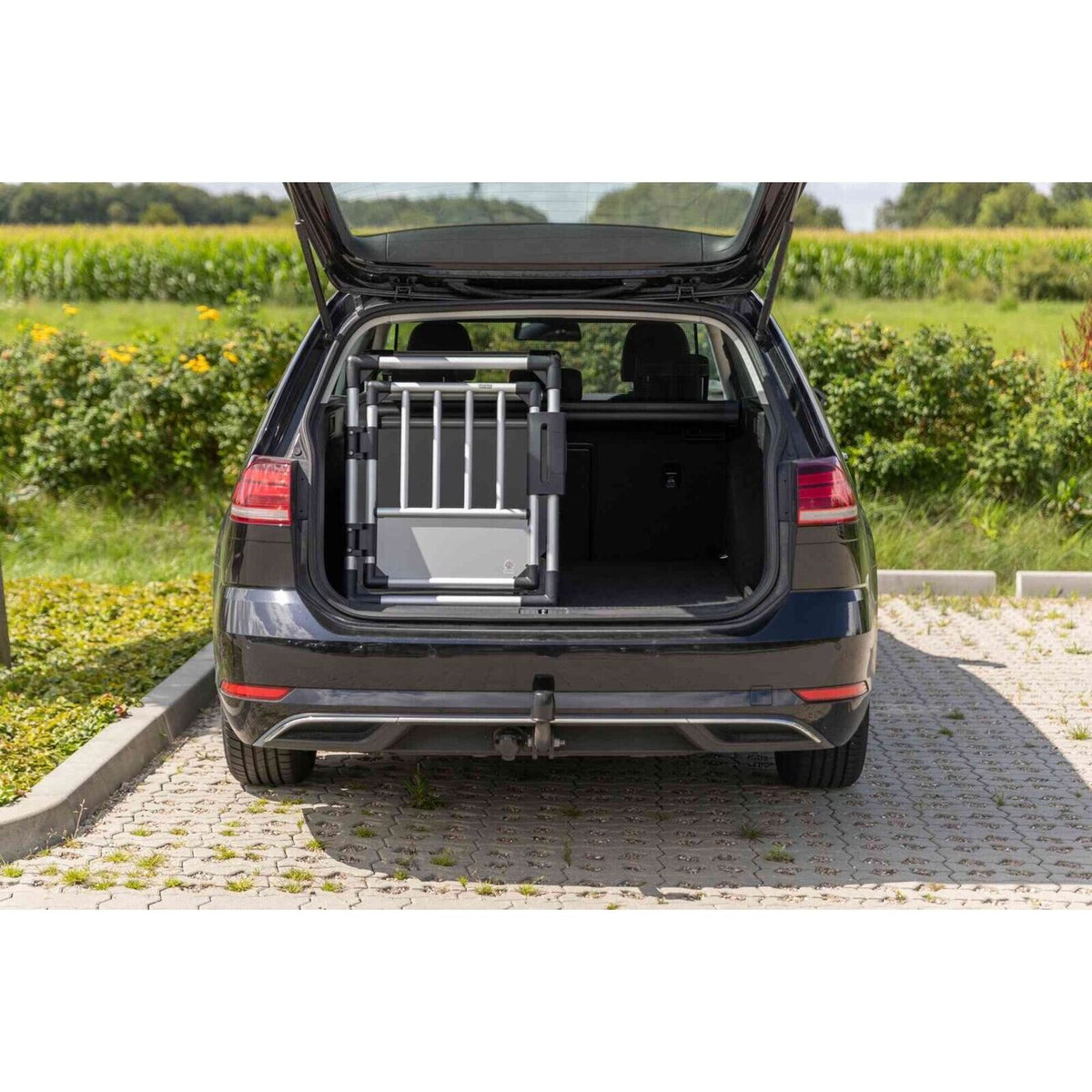 Hunde Transportbox Aluminium, Autobox Alu