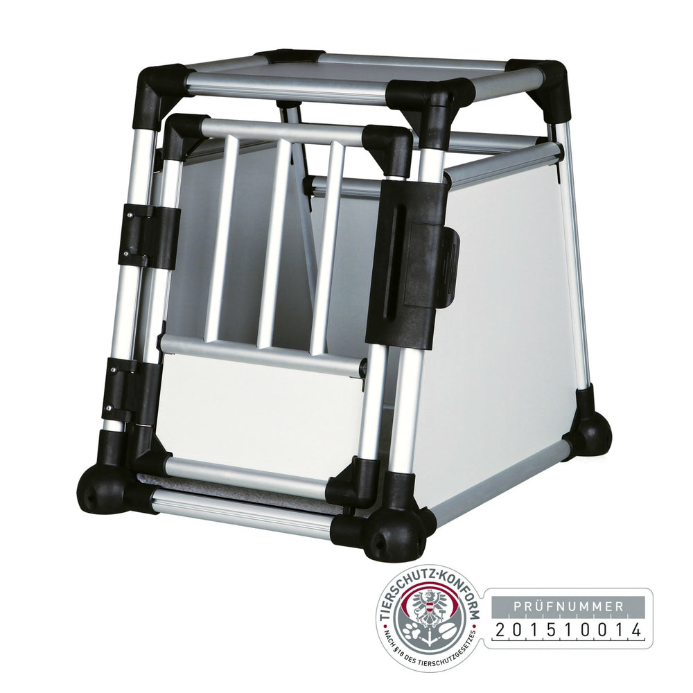 Hunde Transportbox Aluminium, Autobox Alu