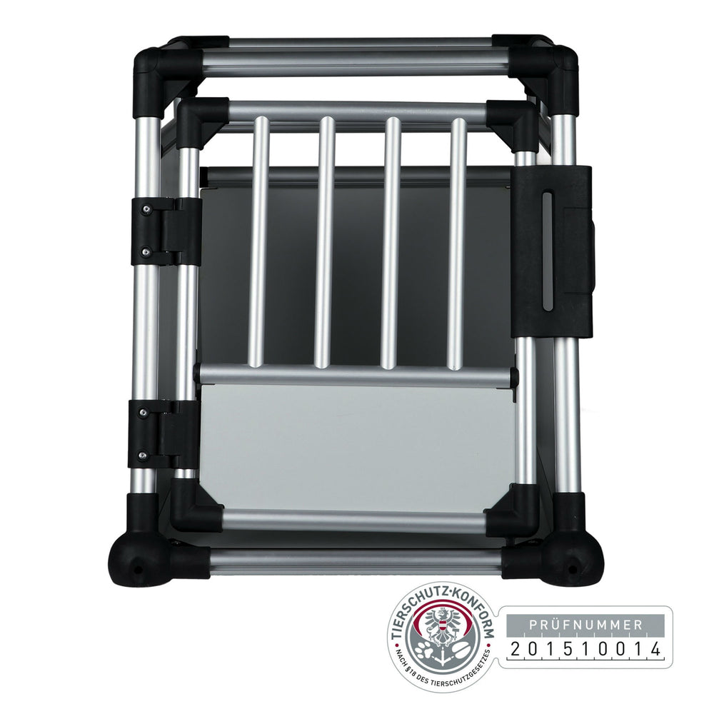Hunde Transportbox Aluminium, Autobox Alu
