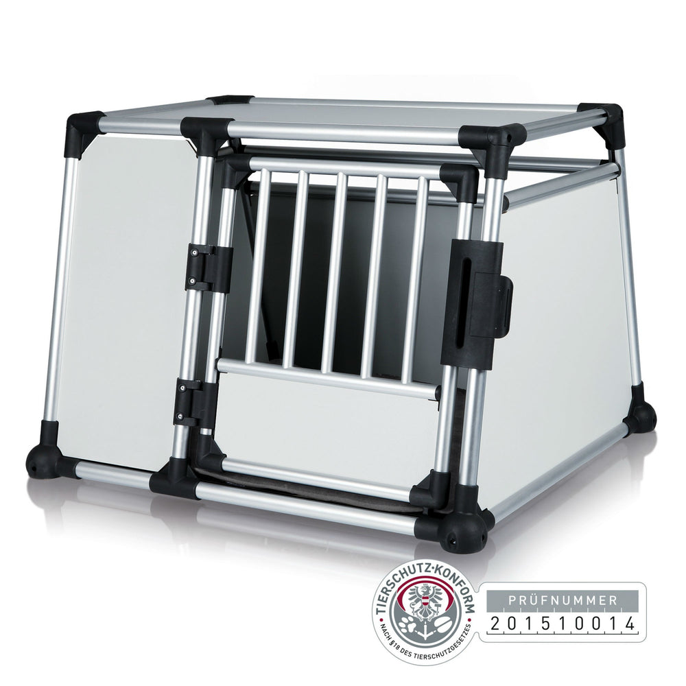 Hunde Transportbox Aluminium, Autobox Alu