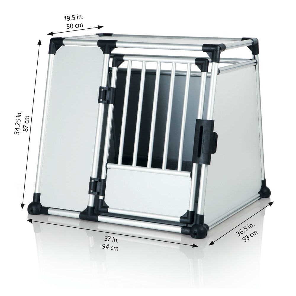Hunde Transportbox Aluminium, Autobox Alu