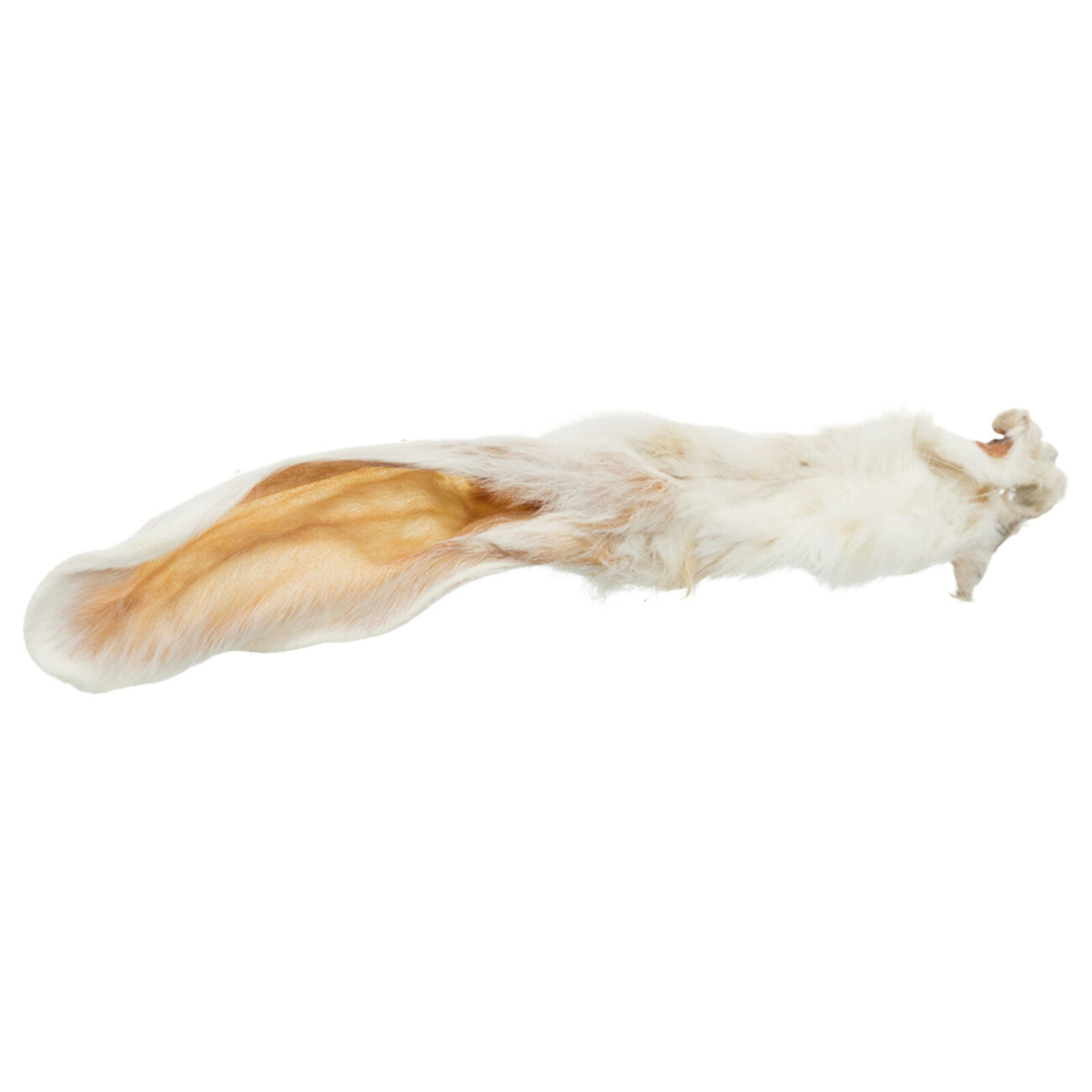 TRIXIE Kaninchenohren mit Fell 100g – Natürlicher Kauspaß für Hunde – 100 g