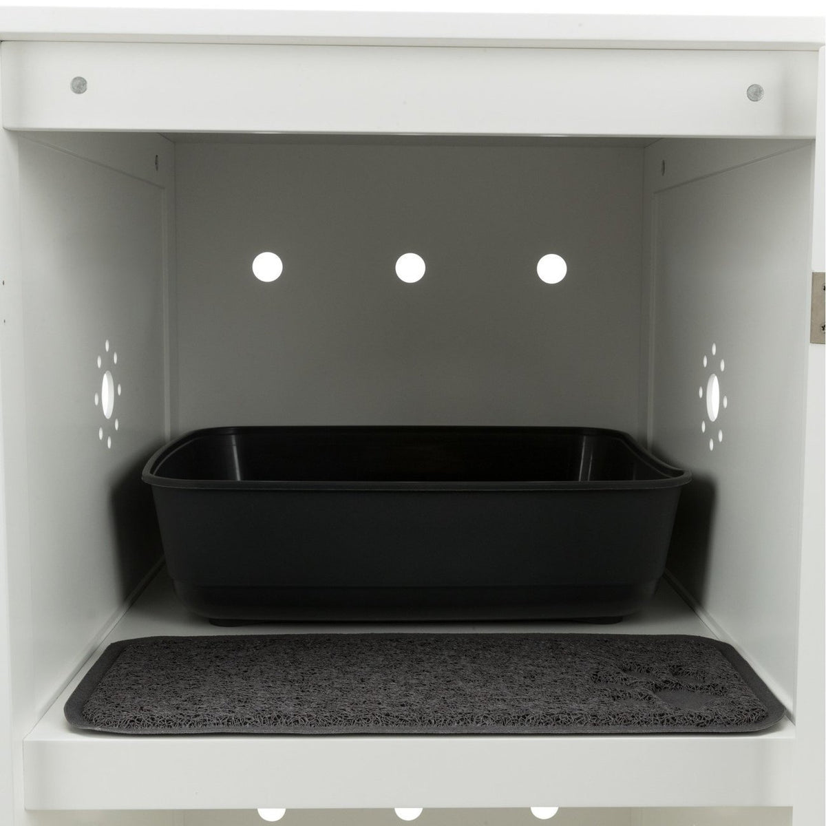 Katzenhaus für Katzentoilette doppelstöckig