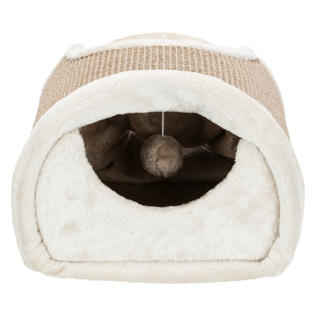 Kratztunnel für Katzen mit Sisal