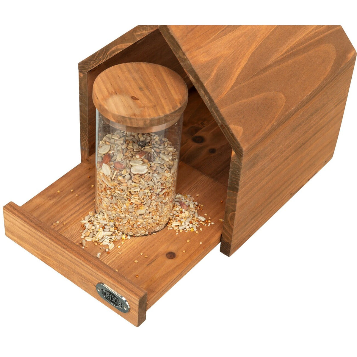 natura Vogelfutterhaus zum Aufhängen & Silo