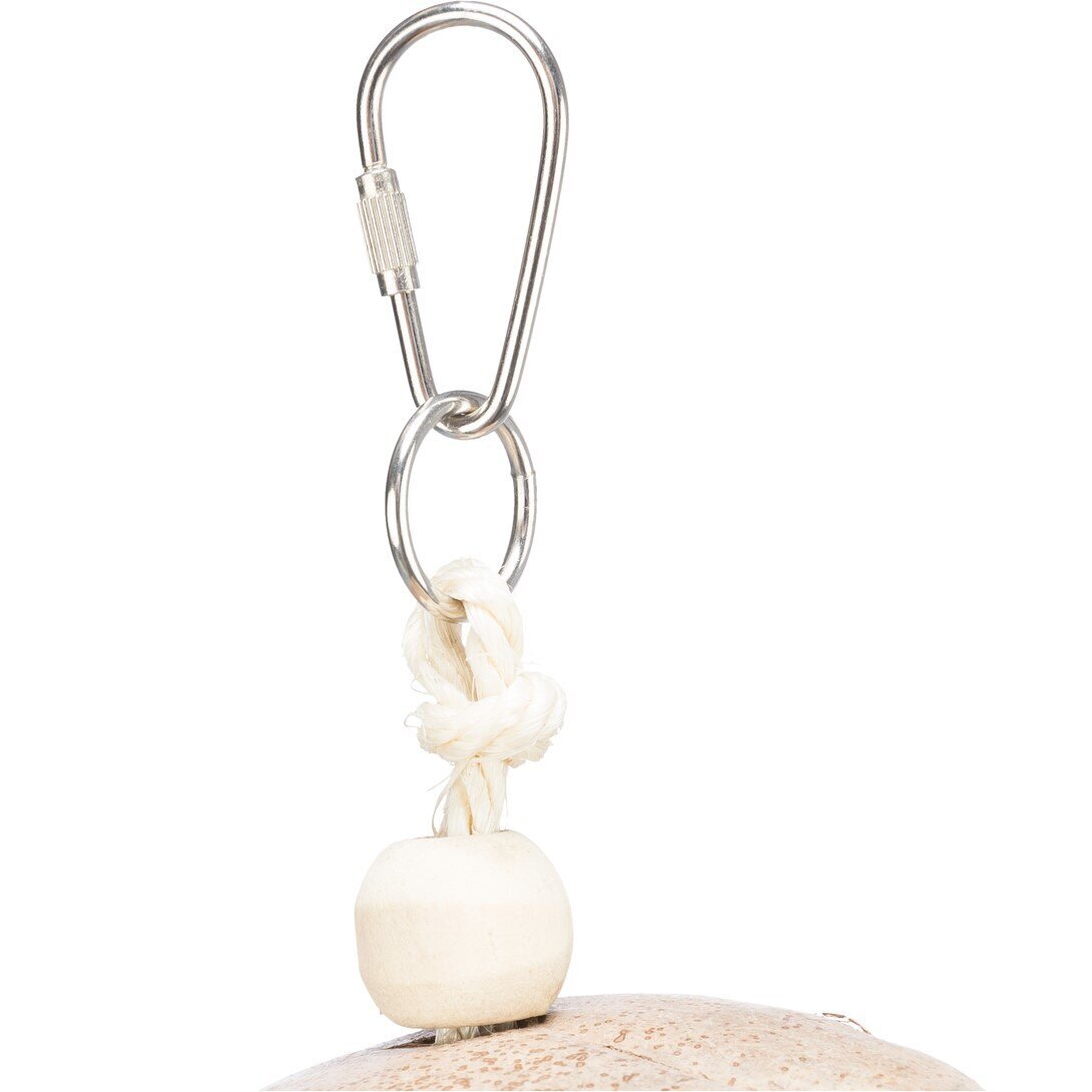 Naturspielzeug für Vögel mit Kokos und Rattan