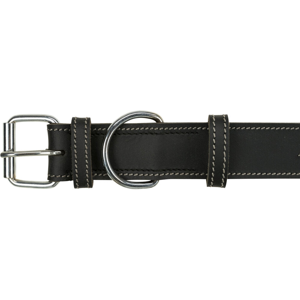 Rustic Fettleder Hundehalsband für kehlkopfschonendes Anleinen