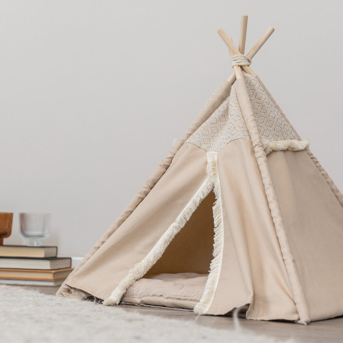 Soft Edition Boho Tipi für Katzen und kleine Hunde