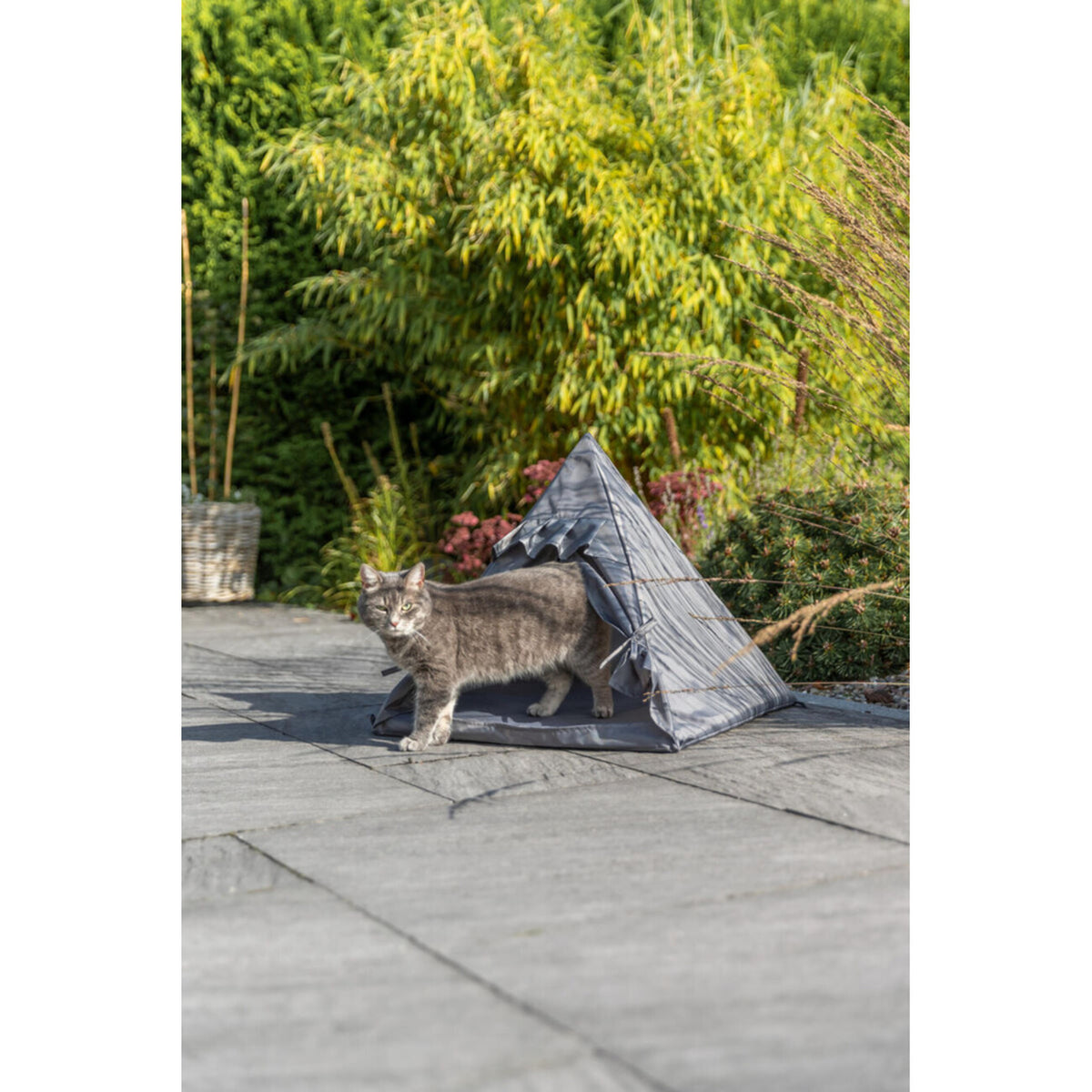 TRIXIE Tipi Samoa STRONG Edition: Gemütliche Hundehöhle oder Katzenhöhle – 55 x 50 x 55 cm