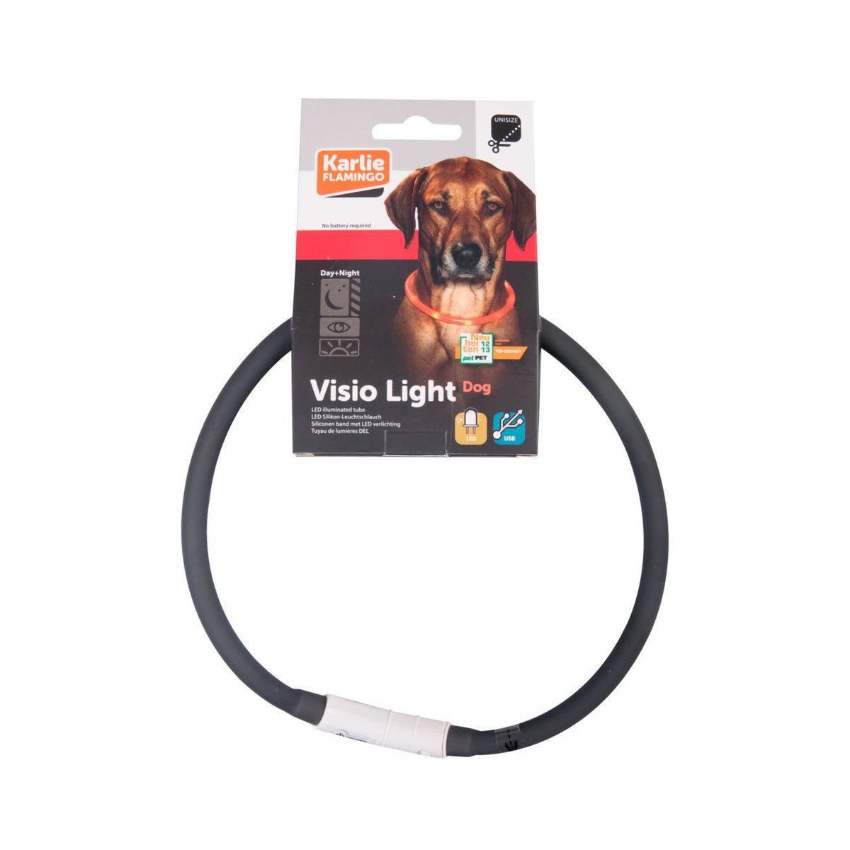 Visio Light Leuchthalsband für Hunde