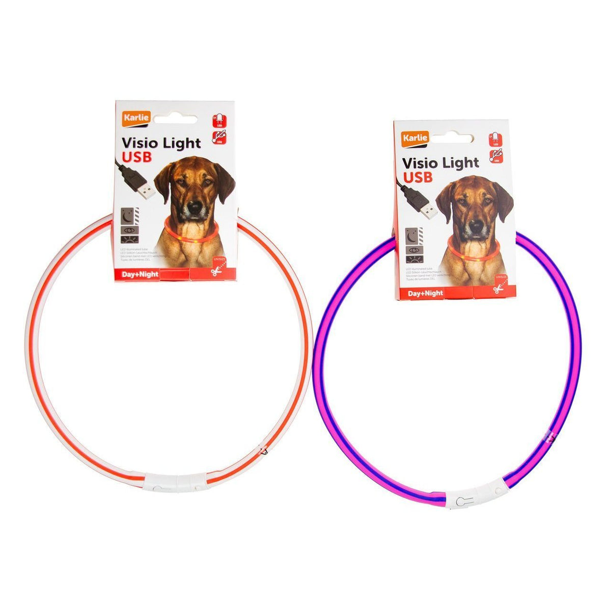 Visio Light Leuchthalsband für Hunde