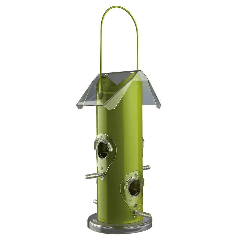 Vogelfutterspender aus Metall
