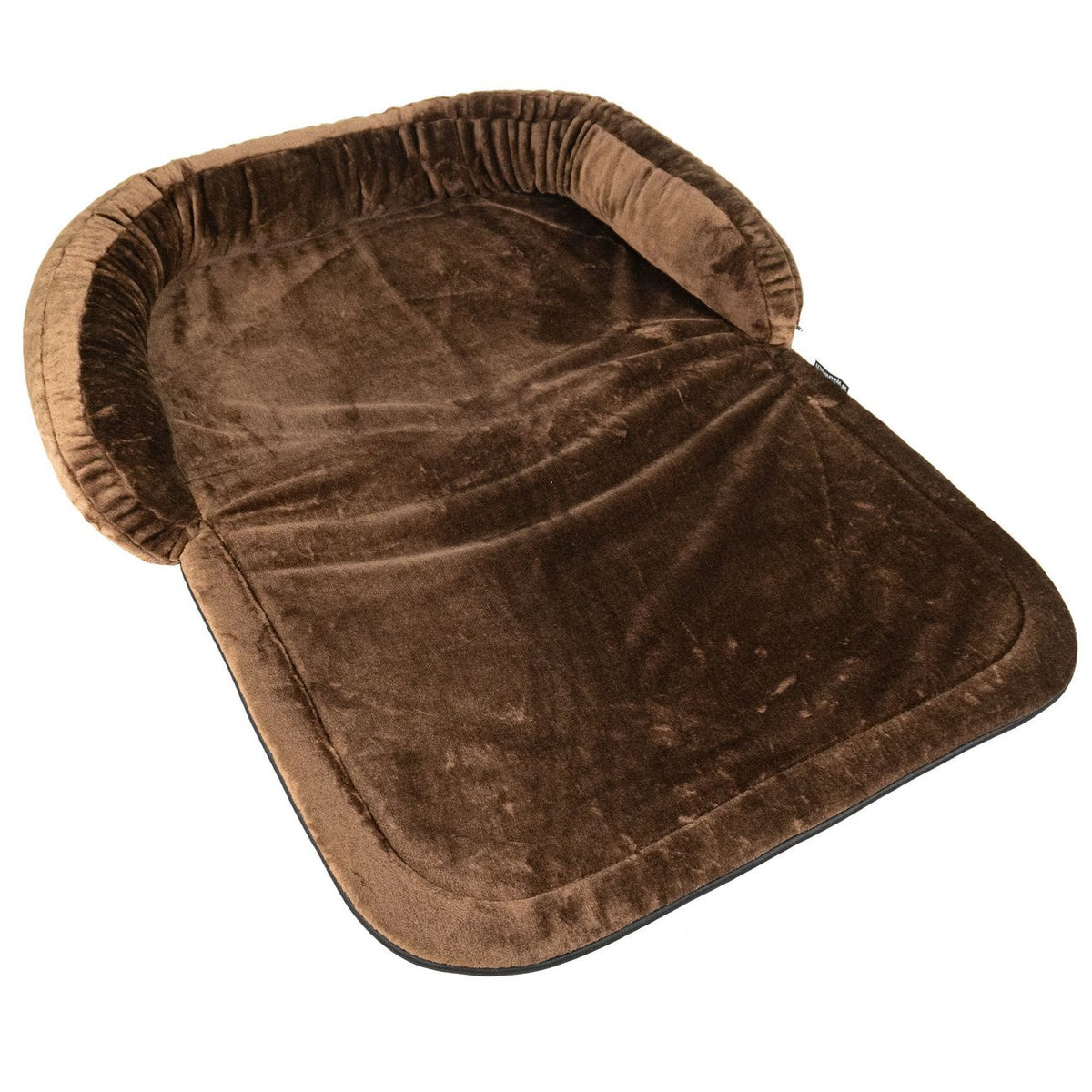 Sofadecke für Hunde aus Plüsch – M: 130 x 95 cm, braun (Plüsch)