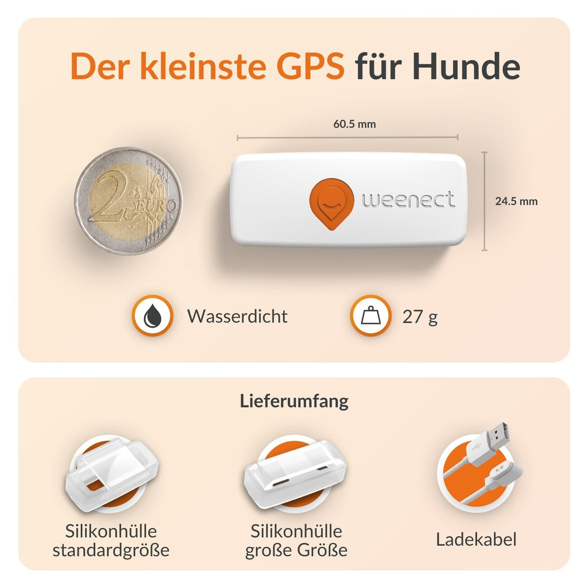 XS GPS Tracker für Hunde mit Lebenslanger Garantie