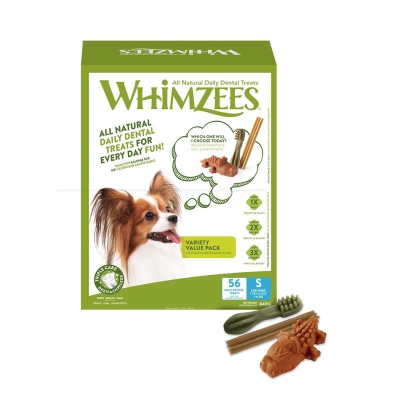 Dog Snack Variety Value Box – Größe S: 56 Snacks, 840 g