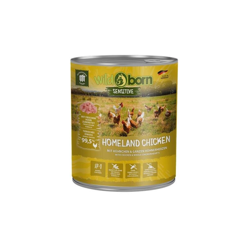 Homeland Chicken Nassfutter für Hunde – 6 x 800 g