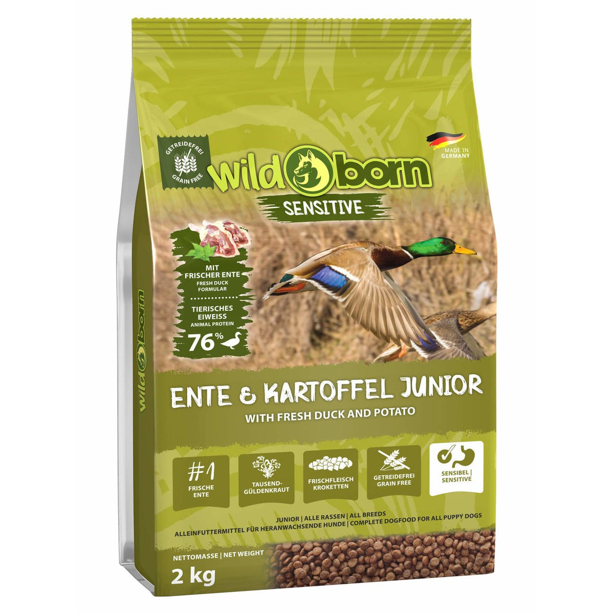 Sensitive Junior Ente und Kartoffel – 2 kg