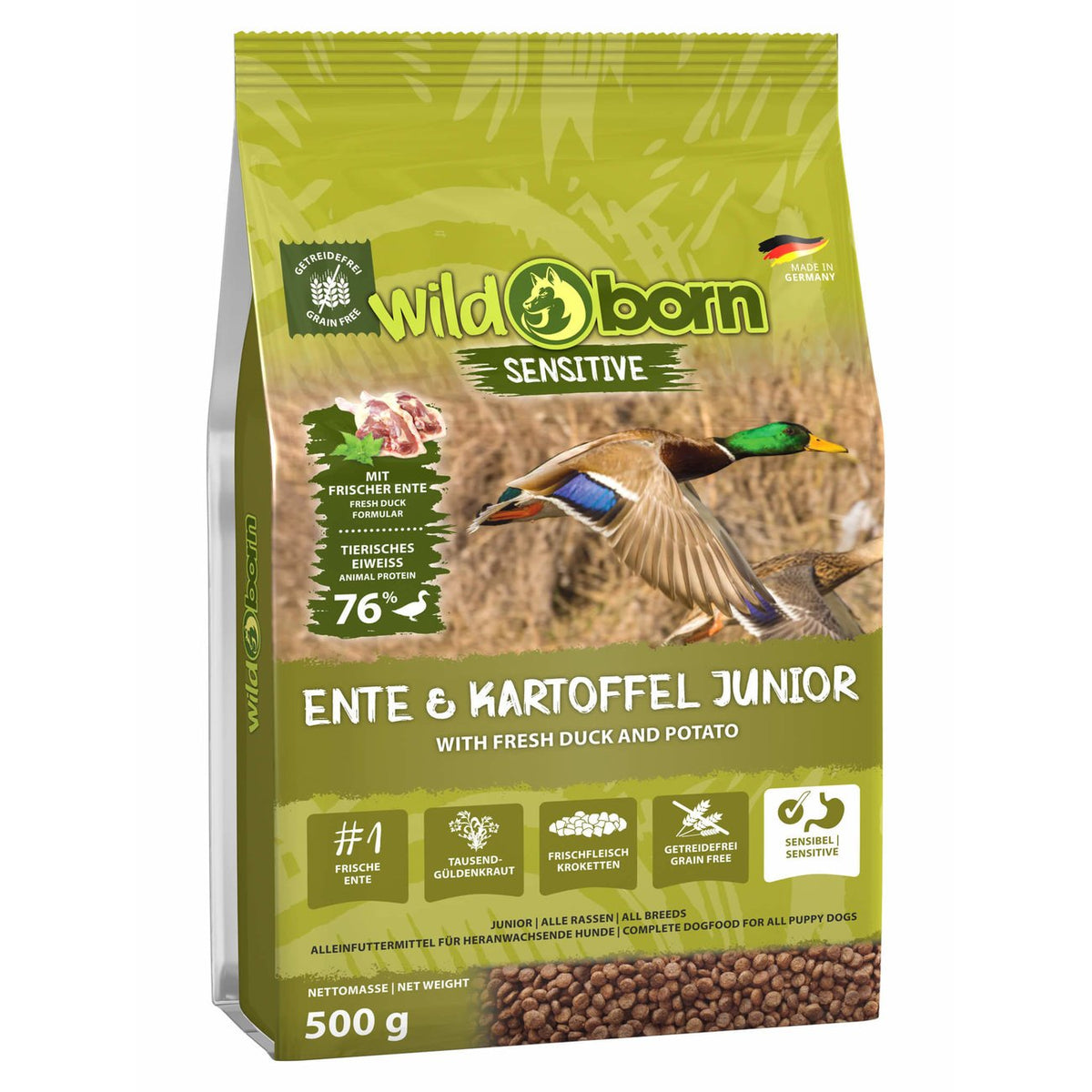 Sensitive Junior Ente und Kartoffel – 500 g