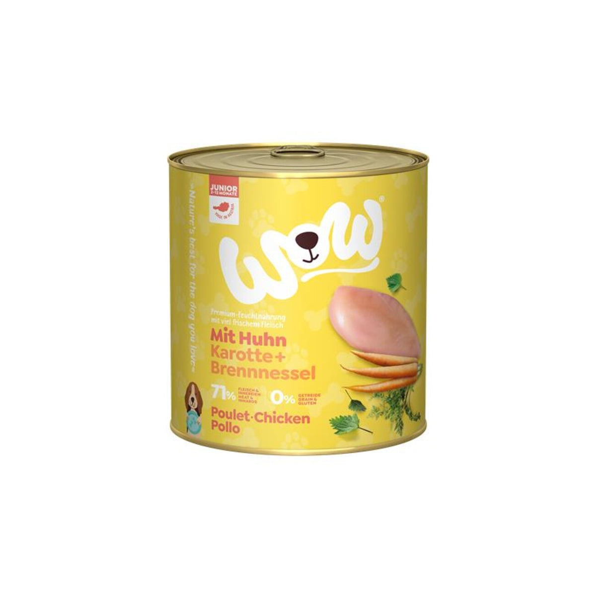 Wow Hundefutter Junior Dose