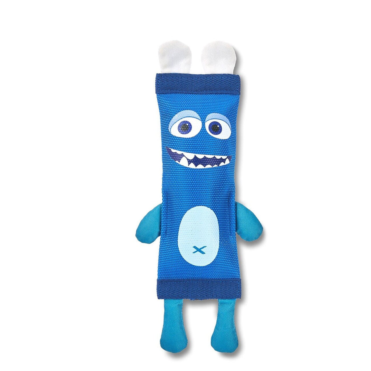 Funny Monster Hunde Dummy aus Feuerwehrschlauch – 31x13x3 cm, blau