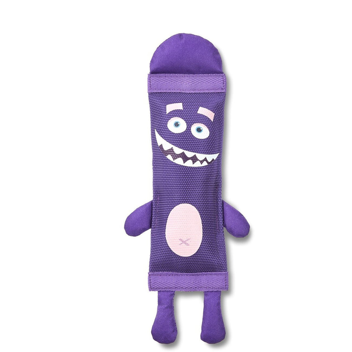 Funny Monster Hunde Dummy aus Feuerwehrschlauch – 31x13x3 cm, lila