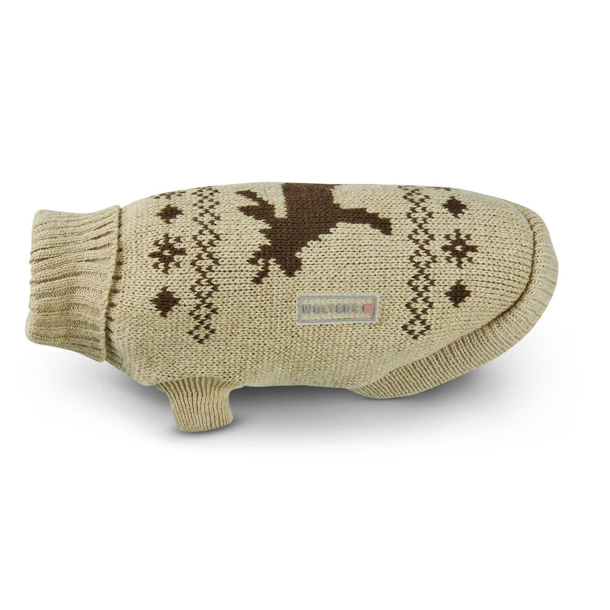 Strickpullover Elch mit Glitzer