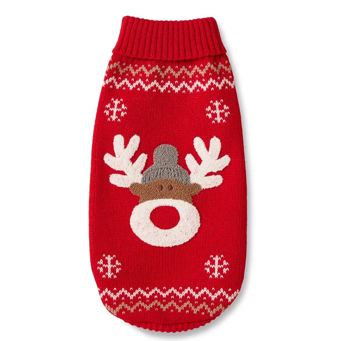 Hunde Strickpullover Rentier Rudi