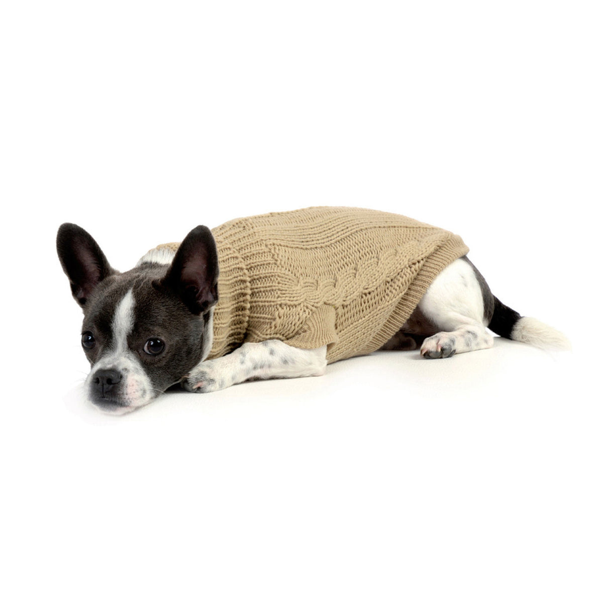 Wolters Zopf-Strickpullover für Hunde