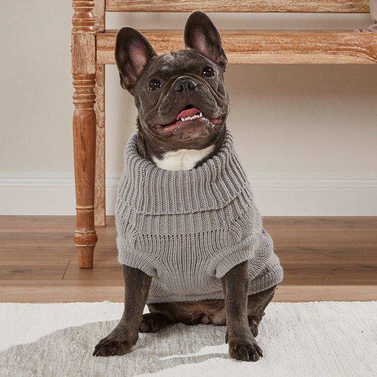 Wolters Zopf-Strickpullover für Mops und Co
