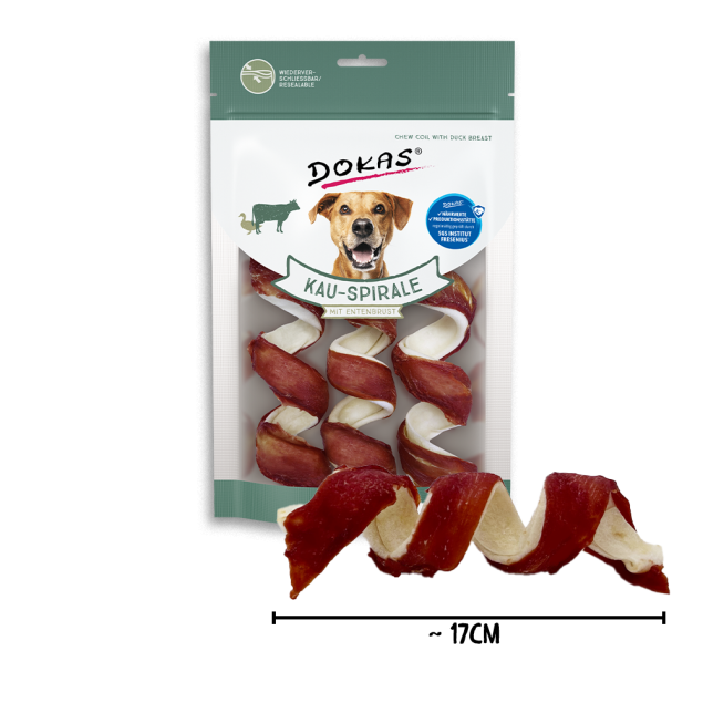 Hunde Snack Kauspirale
