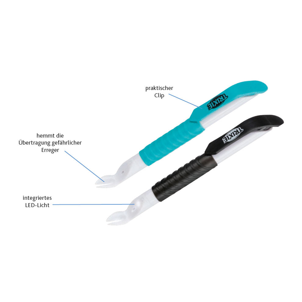 Zeckenstift Zeckenzange mit LED Licht