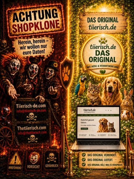 ACHTUNG FakeShop:  tiierisch.de gibt es nur einmal