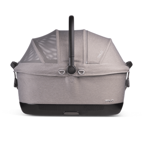 TAVO Maeve™ iso6X Haustier-Autositz mit ISOFIX – Crash-getestet Sicher & Komfortabel für Hund & Katze – merle L 60 x B 43,5 x H 53 cm