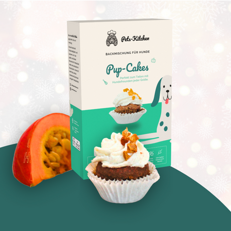 Pup-Cakes Backmischung für Hunde – Hafer, Lamm & Kürbis